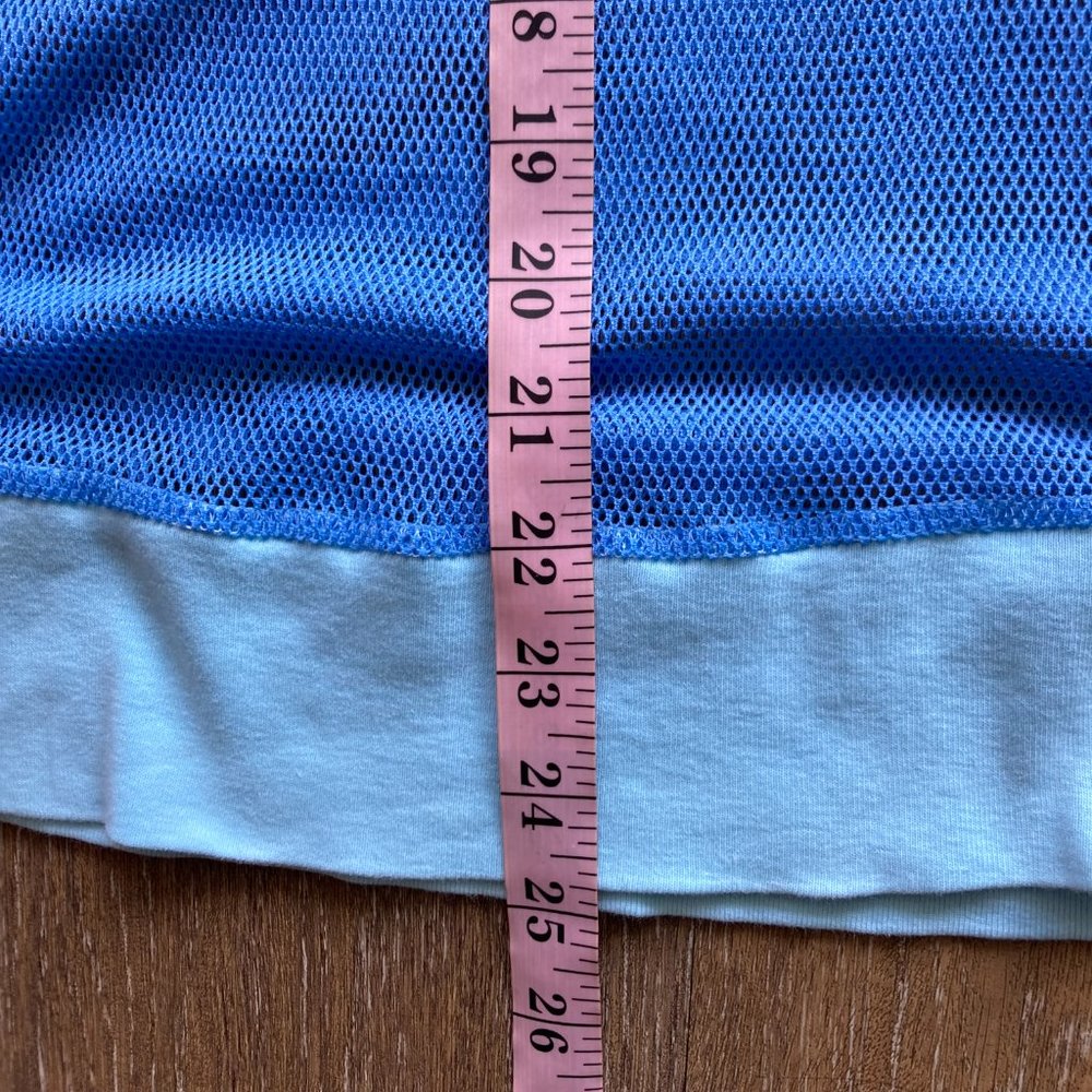 Rebecca Beeson Size 2 Mesh Netted Beautiful Blue … - image 7